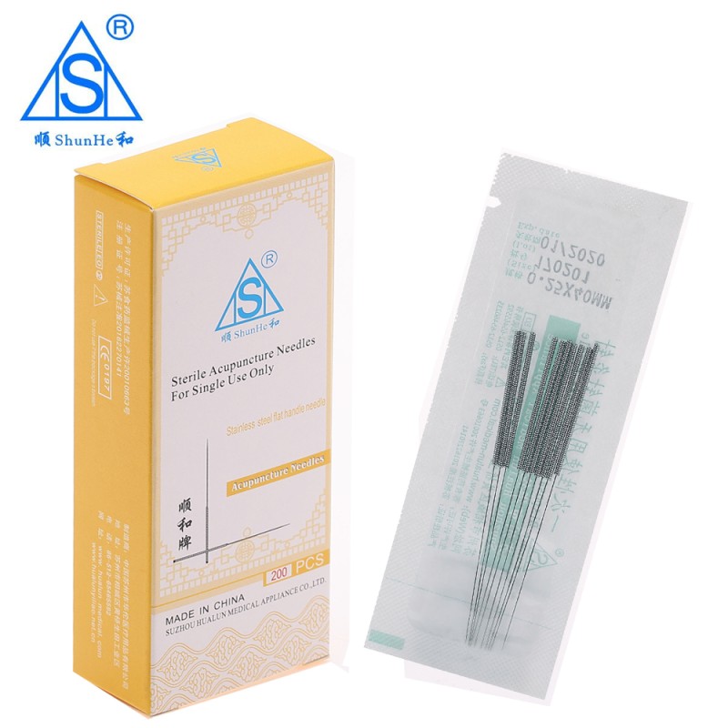 Acupuncture Needles Factory - New Package Shunhe Disposable 200pcs