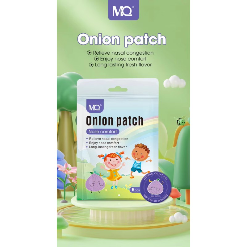 Onion Scented Patch Supplier - Natural Breathing Aid Drug-Free