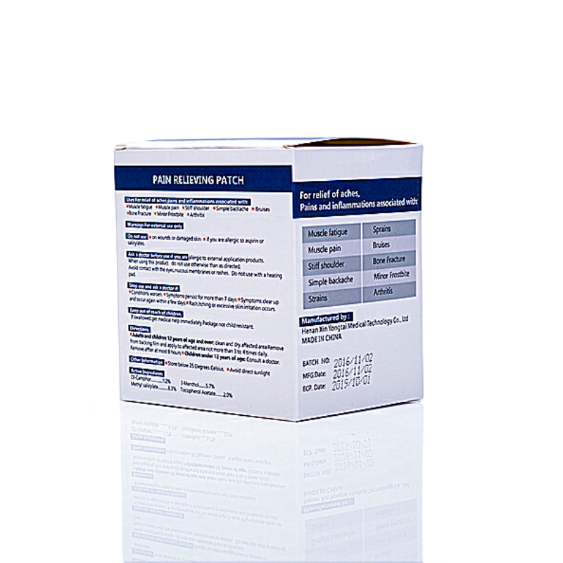 Large Pain Relief Patch Supplier - Cooling Back Leg Muscle Support Bulk