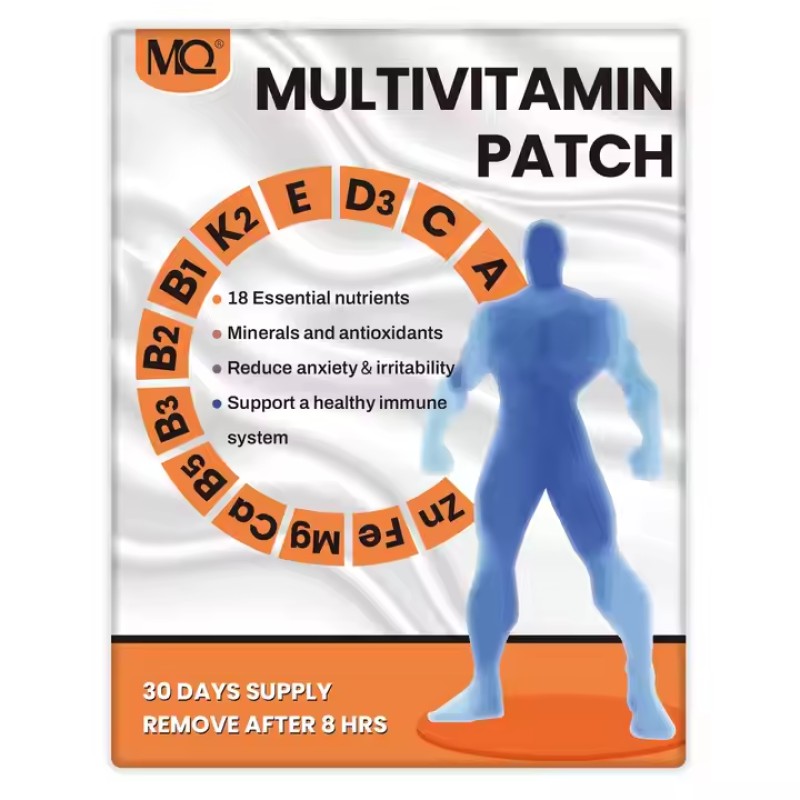 Transdermal Vitamin Patch Supplier - B12 D3 Zinc 24H Time Release
