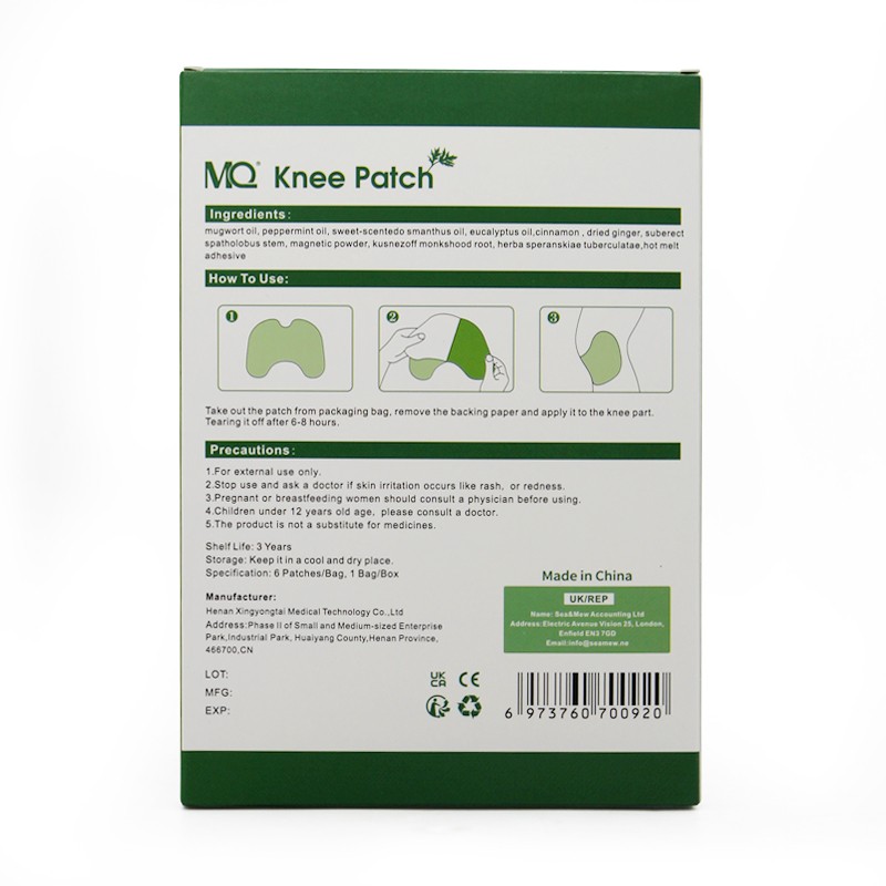 Mugwort Oil Pain Patch Manufacturer - Fast Acting Osteoarthritis Relief