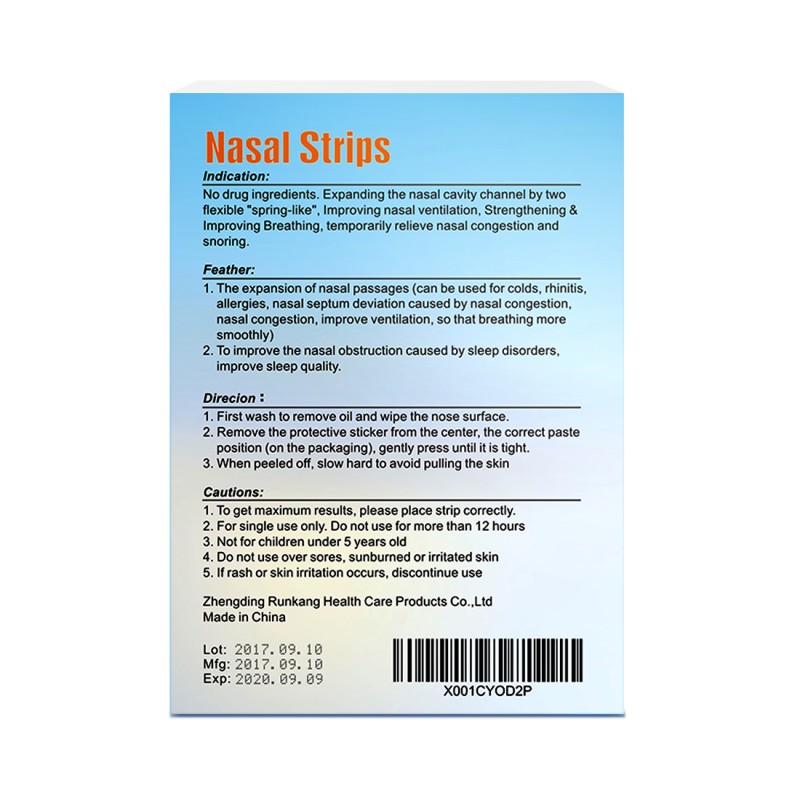 Nasal Dilator Manufacturer - Congestion Relief Private Label Custom