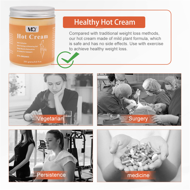 Slimming Cream Manufacturer - Hot Massage Fat Burning 250g/bottle