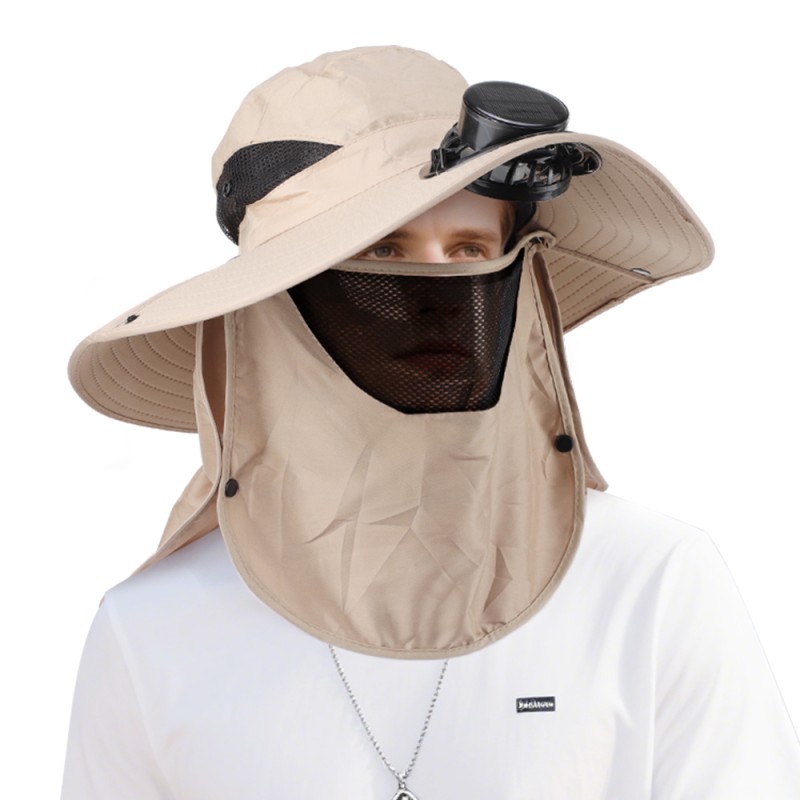 UPF Bucket Hat Supplier - Solar Fan Wide Brim Outdoor