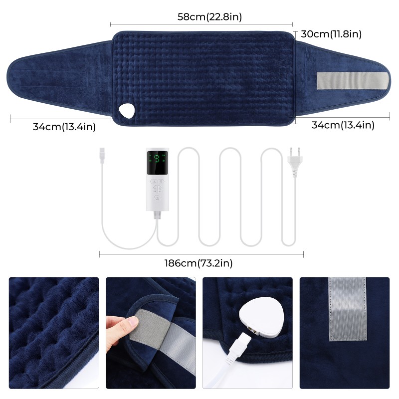 Heated Waist Belt Supplier - 9 Level Heating Menstrual Pain Relief