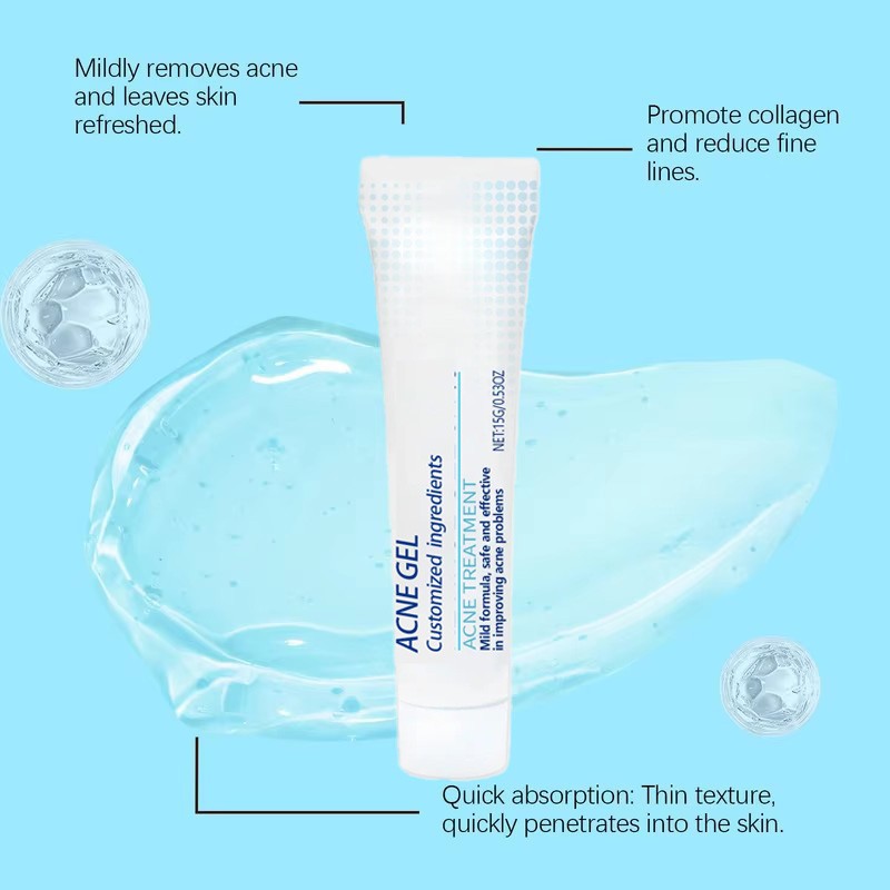 Anti-Acne Face Gel Factory - Safe Herbal Blackhead Remover Repair Cleaning All Skin