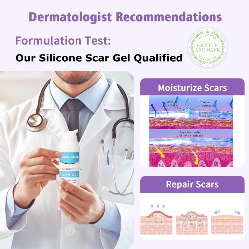 Topical Scar Gel Factory - Hot Wholesale Transparent Silicone for Home Use Wound