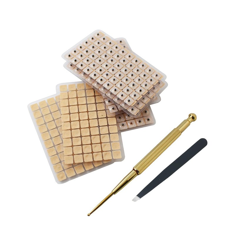 Ear Acupuncture Patches Supplier - Hot Sales Black Magnetic Acupressure Seeds Health