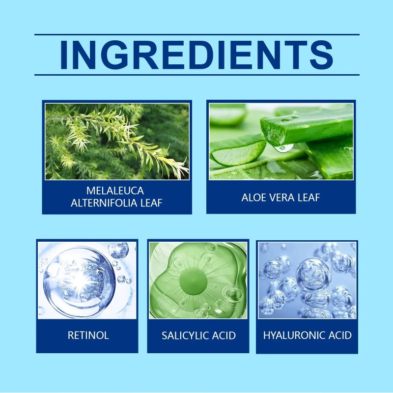 Acne Care Gel Factory - Effective Retinol Gel with Pimple Patches Improved Skin