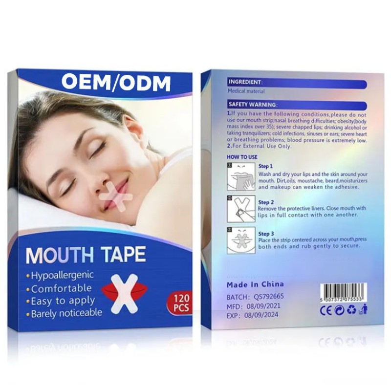 Snore Relief Strips Supplier - China Supplier's OEM ODM Nasal Body Patches Mouth