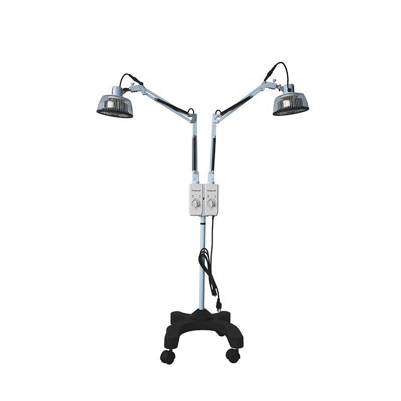TDP Heat Lamp Manufacturer - Double Small Head Floor Standing