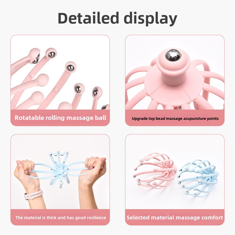 Head Massager Factory - Multifunctional Octopus Relaxation