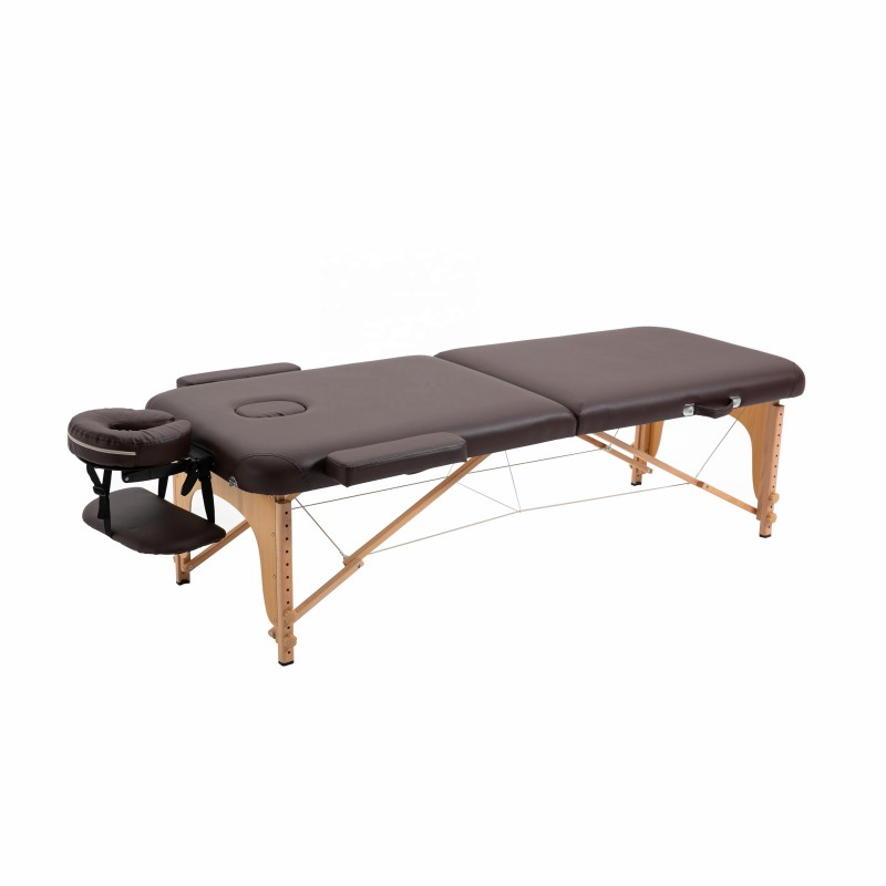 Wood Massage Table Supplier - Portable 2-section Body Bed OEM