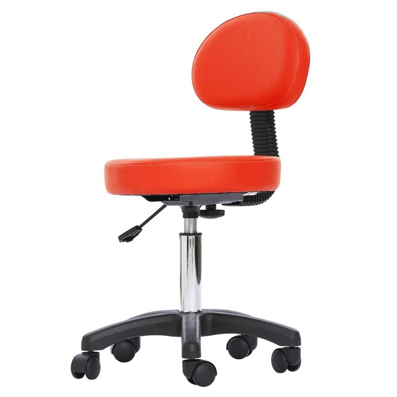 Rolling Stool Factory - PVC Leather Adjustable Salon Chair