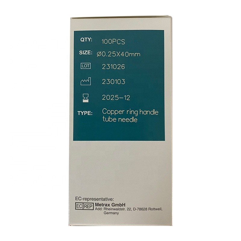 Sterile Press Needle Supplier - Tony Brand Steel Ring Handle