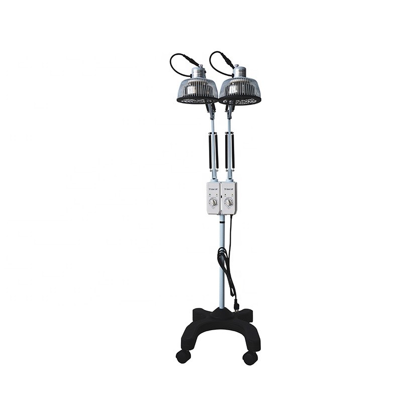 TDP Heat Lamp Manufacturer - Double Small Head Floor Standing