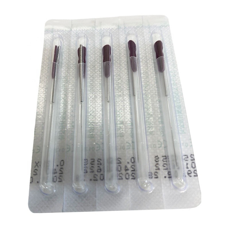 Sterile Acupuncture Needles Factory - 100Pcs Steel Spring Handle