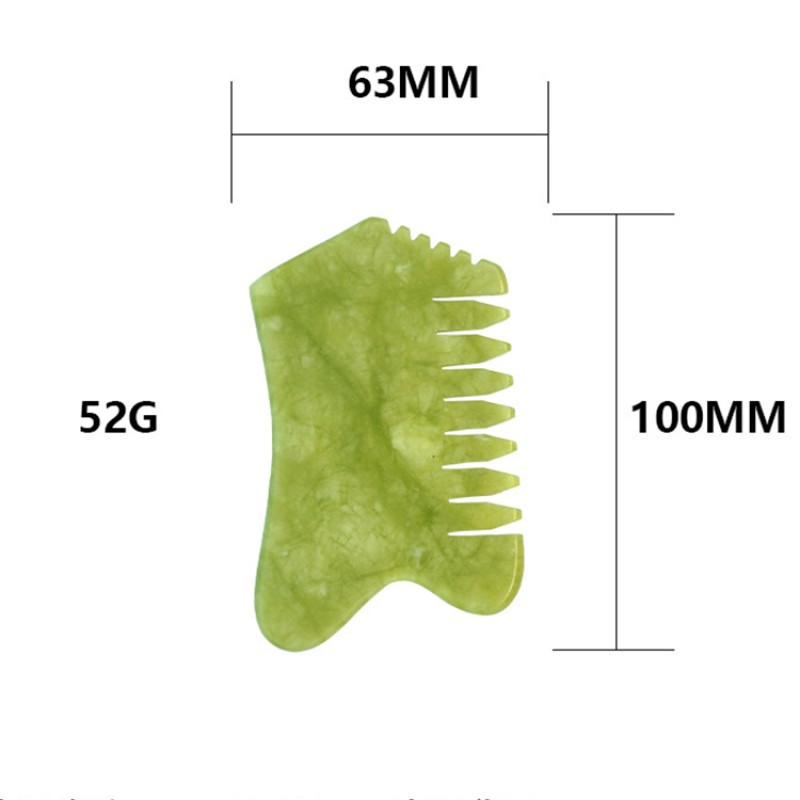 Jade Scalp Comb Supplier - Head Massage Gua Sha Comb