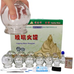 Fire Cupping Kit Supplier - Glass Vacuum Hijama Set