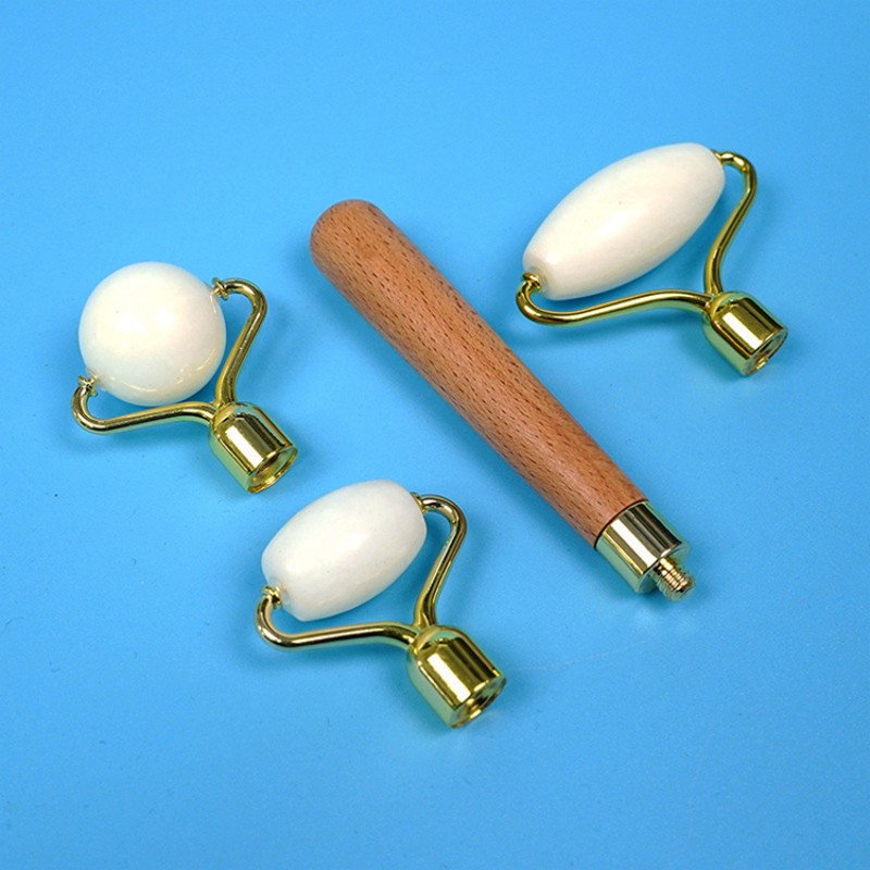 Jade Roller Set Supplier - Natural Green Jade Facial Therapy