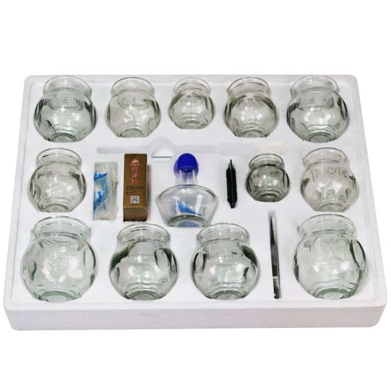 Fire Cupping Kit Supplier - Glass Vacuum Hijama Set