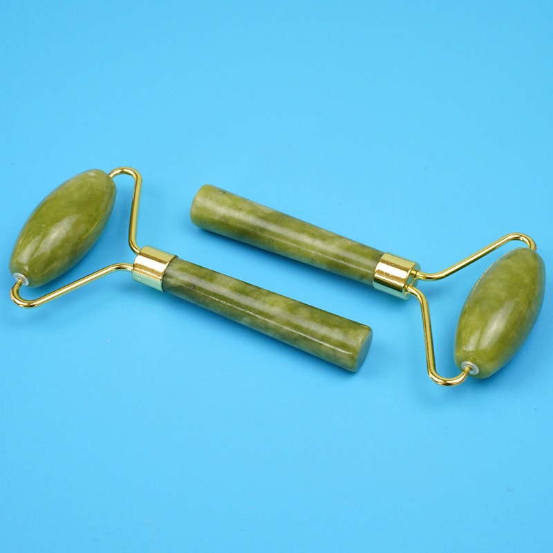 Eye Roller Manufacturer - Green Mini Jade Roller Slimming