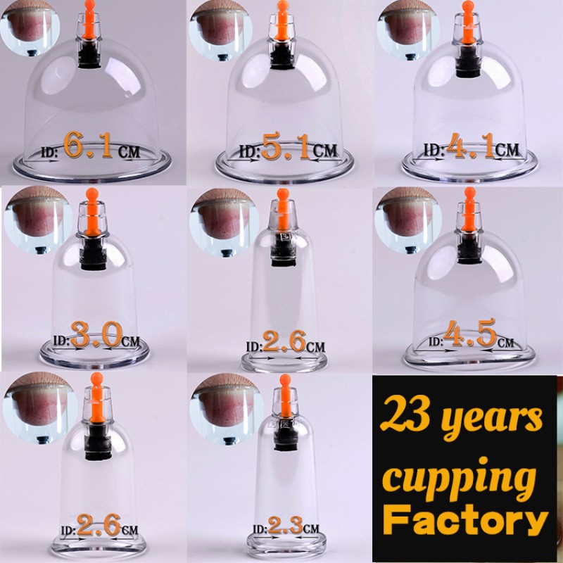 Cupping Therapy Cups Factory - 9 Size Mix Hijama Set Wholesale
