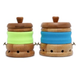 Portable Moxa Box Supplier - Bamboo Moxibustion Box with Lid