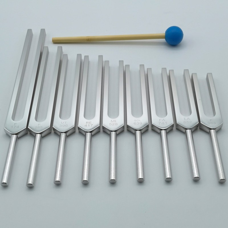 Chakra Tuning Fork Supplier - Gold Aluminum Alloy Set