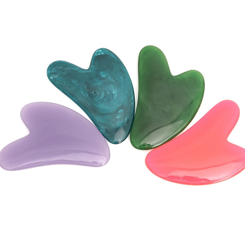 Gua Sha Tool Factory - Resin Massage Board Heart Shape