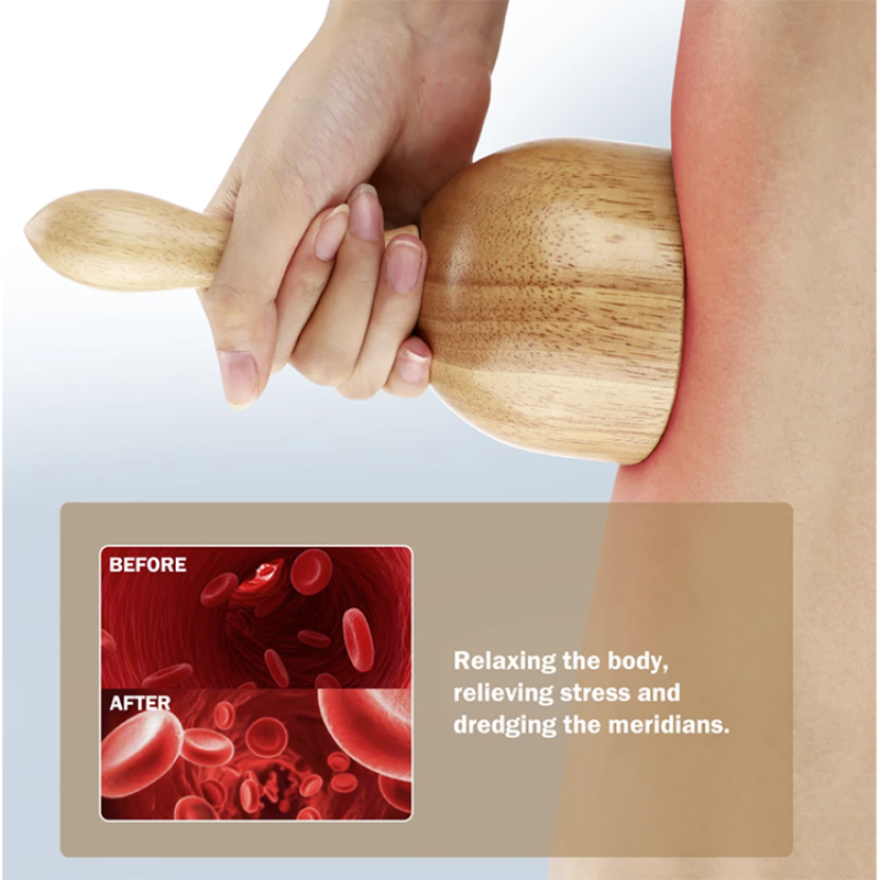 Mushroom Massage Tool Factory - Wood Therapy Cellulite Massager