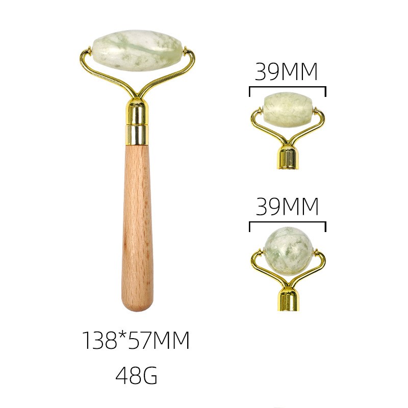 Jade Roller Set Supplier - Natural Green Jade Facial Therapy