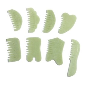 Jade Hair Comb Manufacturer - Scalp Gua Sha Massage Tool