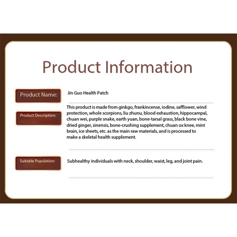 Knee Pain Patch Manufacturer - Natural Wormwood Herbal Plaster