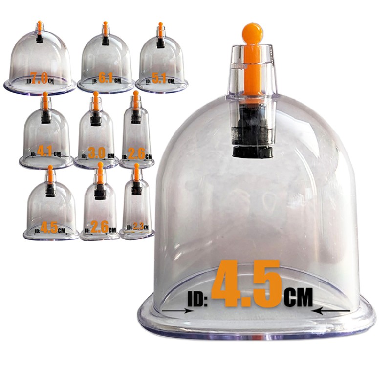 Plastic Cupping Cups Manufacturer - ABS Disposable Hijama Therapy