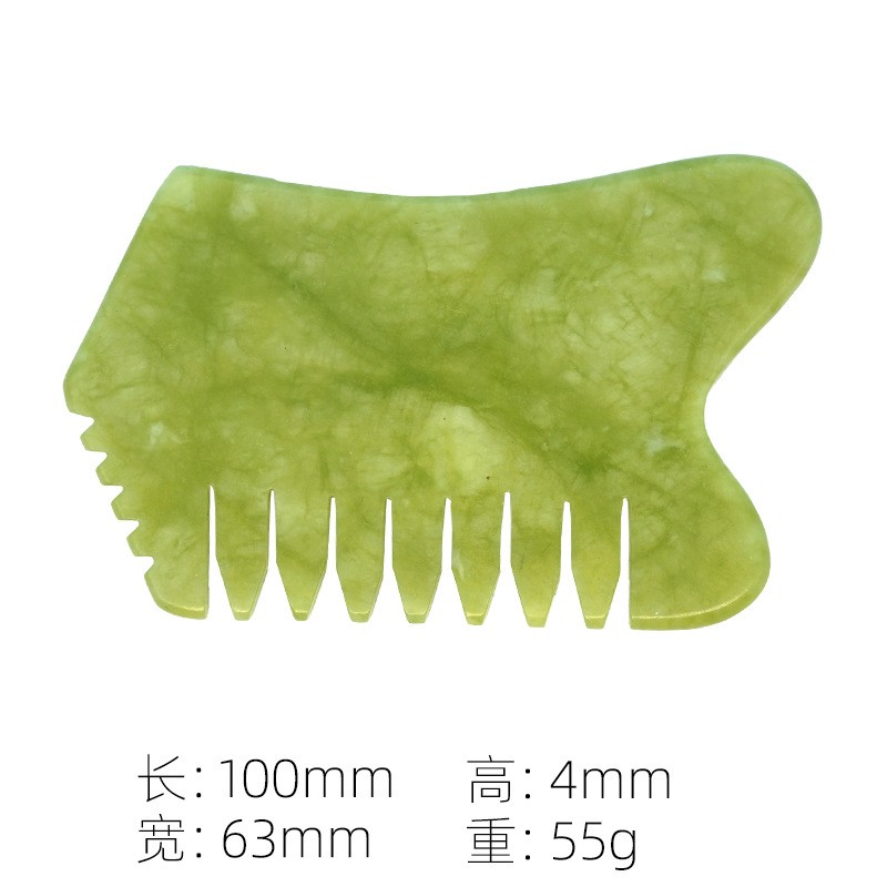 Jade Scalp Comb Supplier - Head Massage Gua Sha Comb
