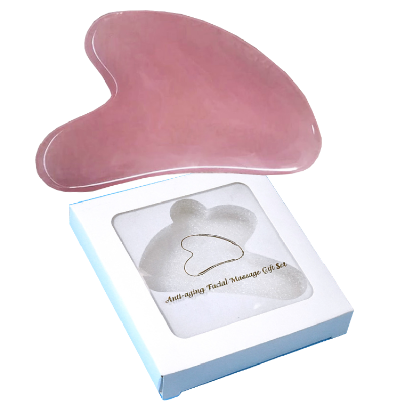 Natural Stone Gua Sha Supplier - Quartz Scraper Massage Tools