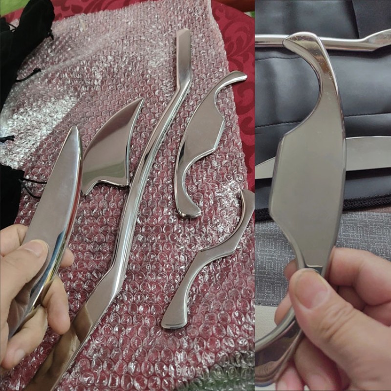 Stainless Steel Gua Sha Factory - Metal Massage Stick Iastm
