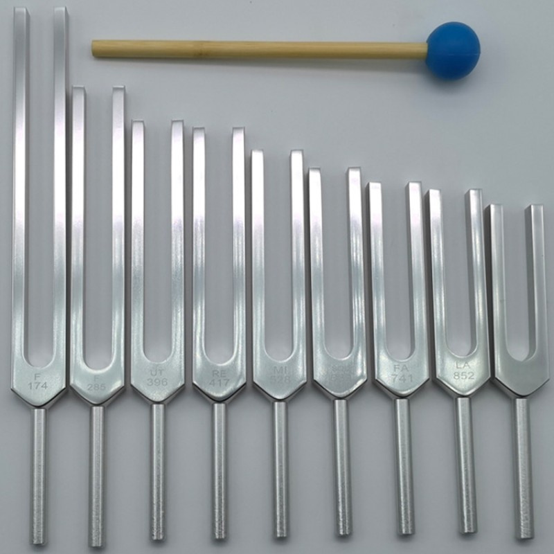 Chakra Tuning Fork Supplier - Gold Aluminum Alloy Set