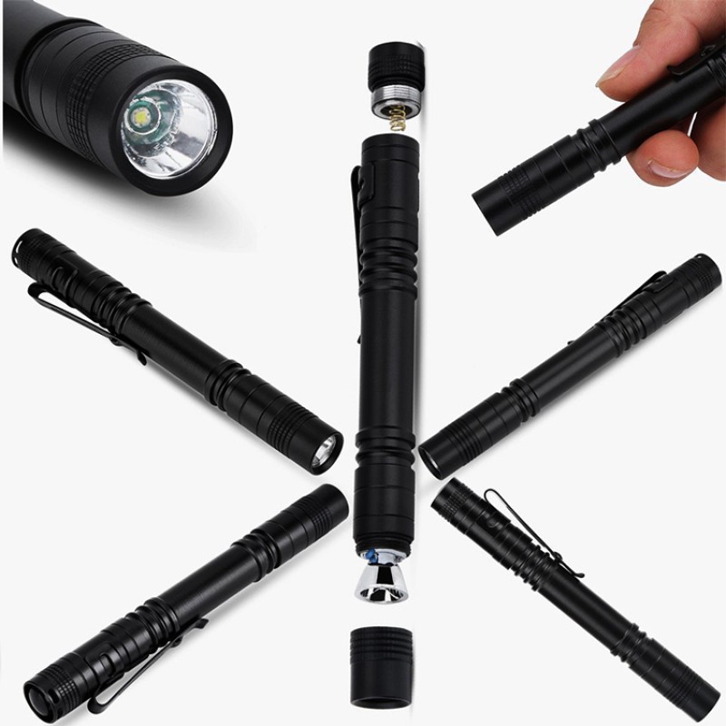 Pen Flashlight Manufacturer - 2*aaa Battery Led Torch