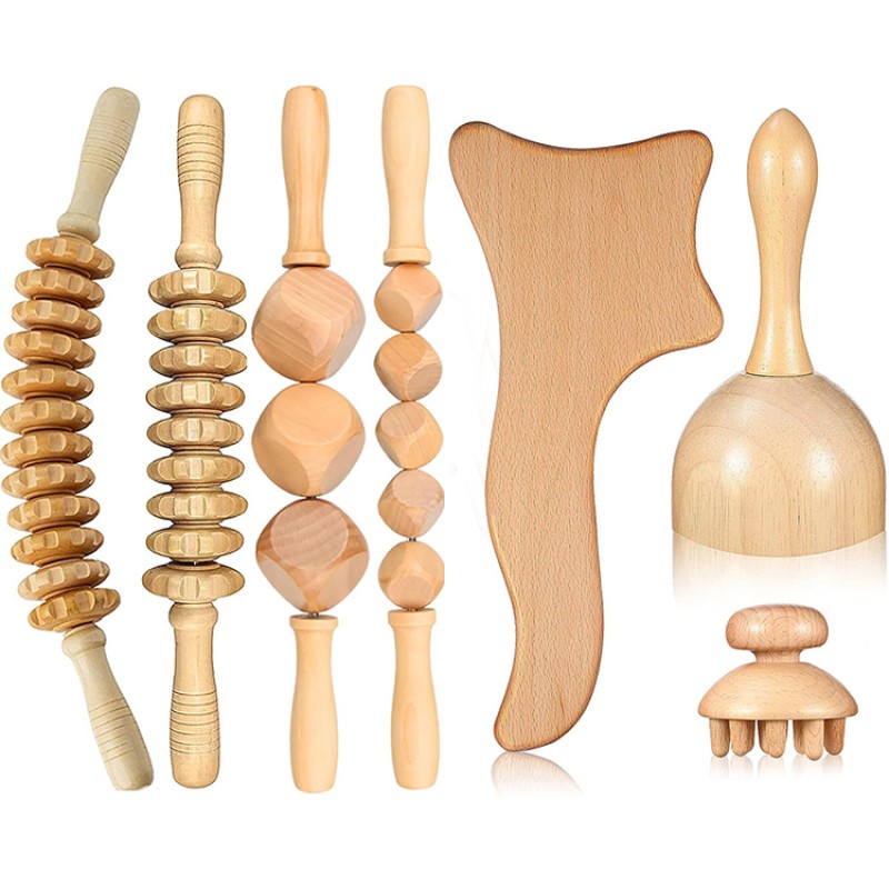 Wood Massage Stick Factory - Natural Back Scraping SPA