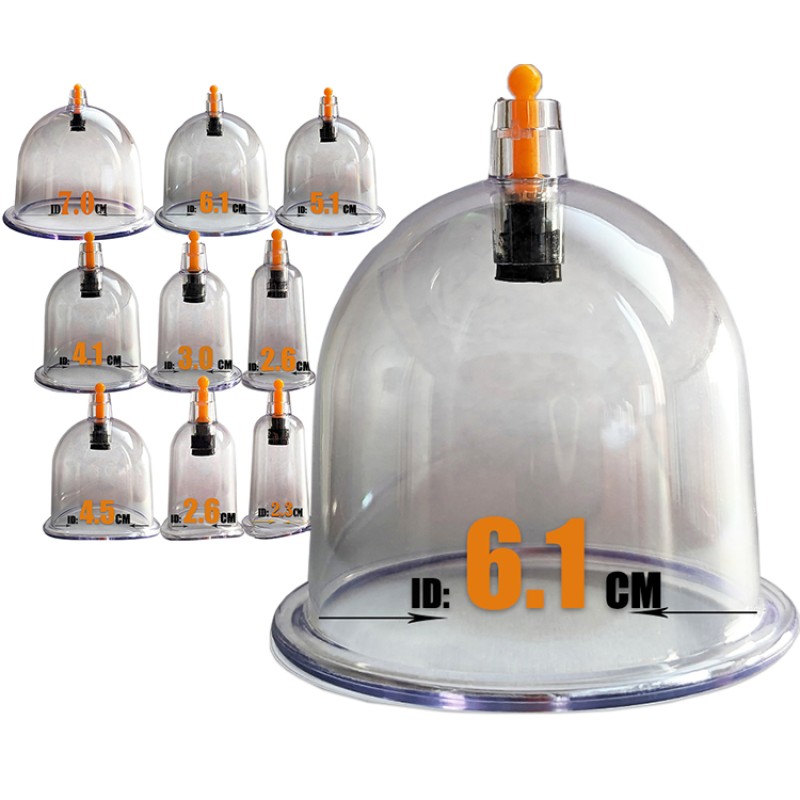 Cupping Therapy Cups Factory - 9 Size Mix Hijama Set Wholesale