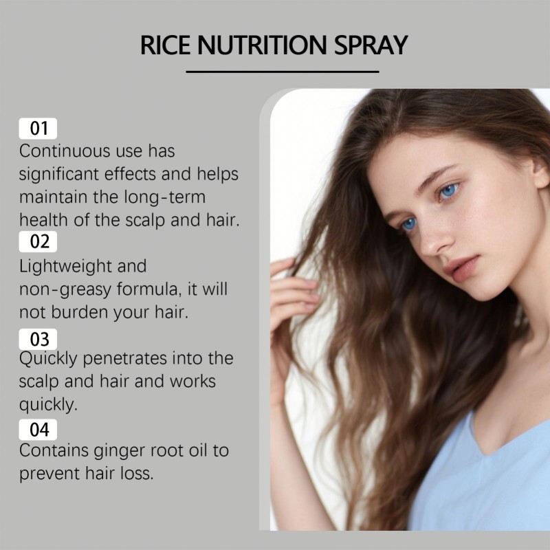 Hair Growth Spray Manufacturer - Rice Water Biotin 50ml