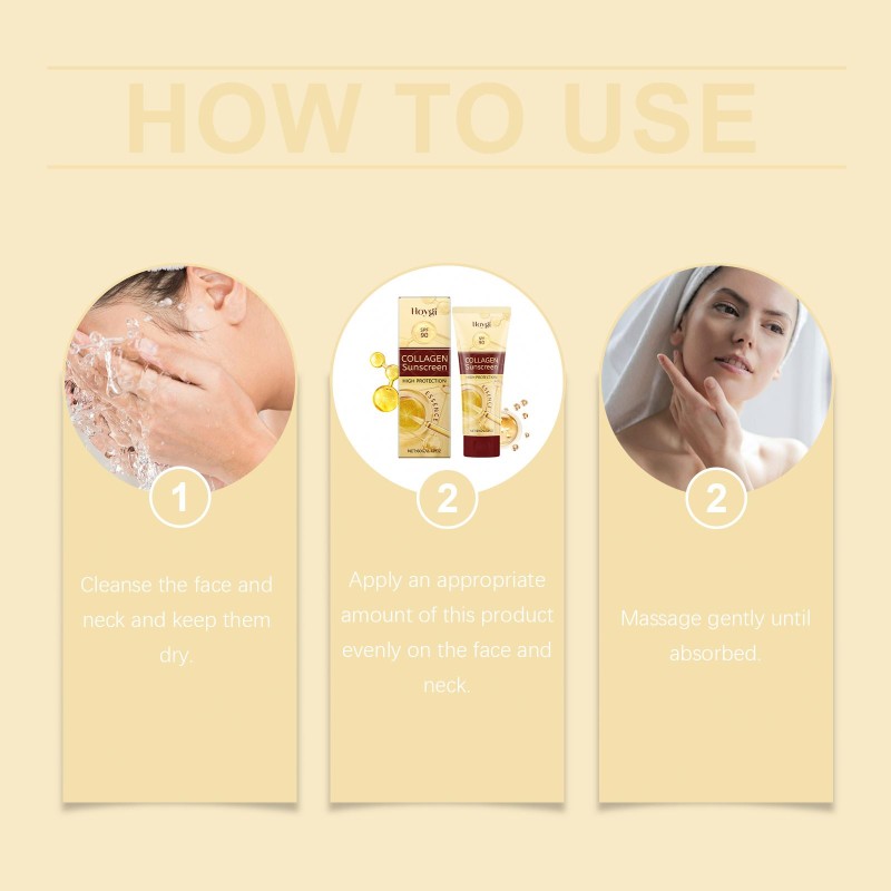 Sunscreen Foundation Factory - Collagen Aqua Sun Moisturizing