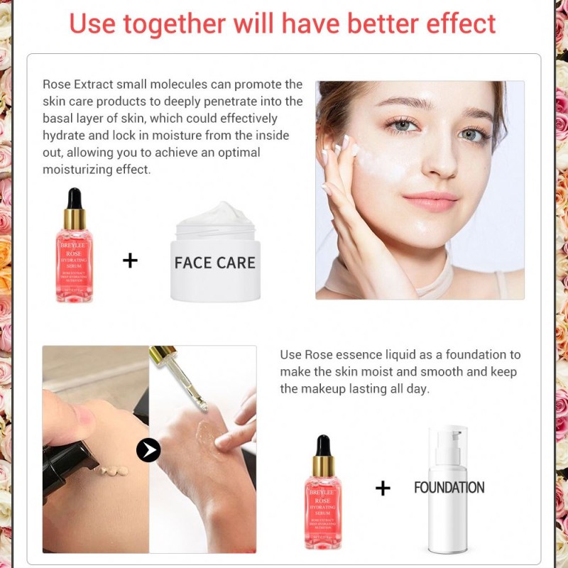 Rose Serum Supplier - Hydrating Natural Extract 17ml