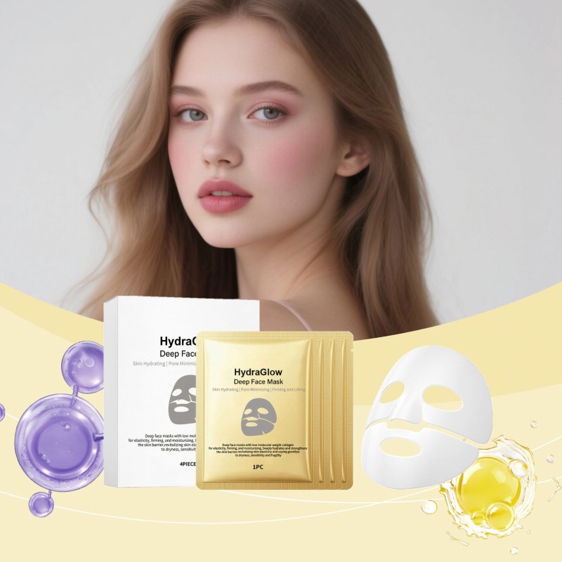 Hyaluronic Acid Mask Supplier - Organic Deep Nourishing 4 PCs