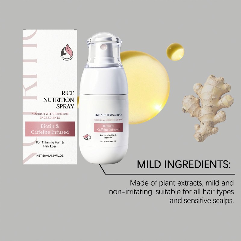 Hair Growth Spray Manufacturer - Rice Water Biotin 50ml
