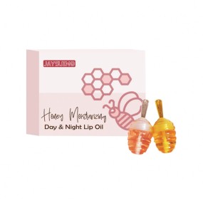 Lip Oil Supplier - Day Night Honey Hydrating 2 Pcs