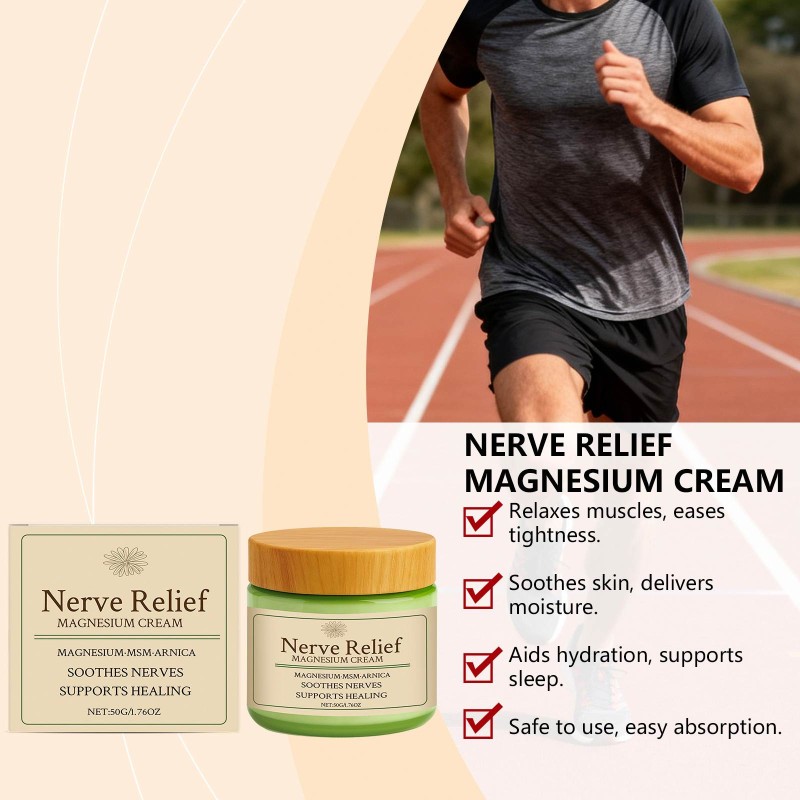Magnesium Cream Manufacturer - Nerve Relief Sleep Promotion