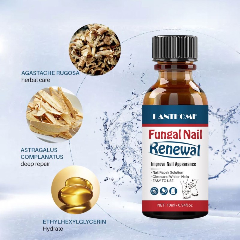 Nail Treatment Oil Factory - Herbal Anti Fungal Renew Formula